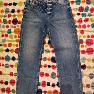 Women straight leg jeans